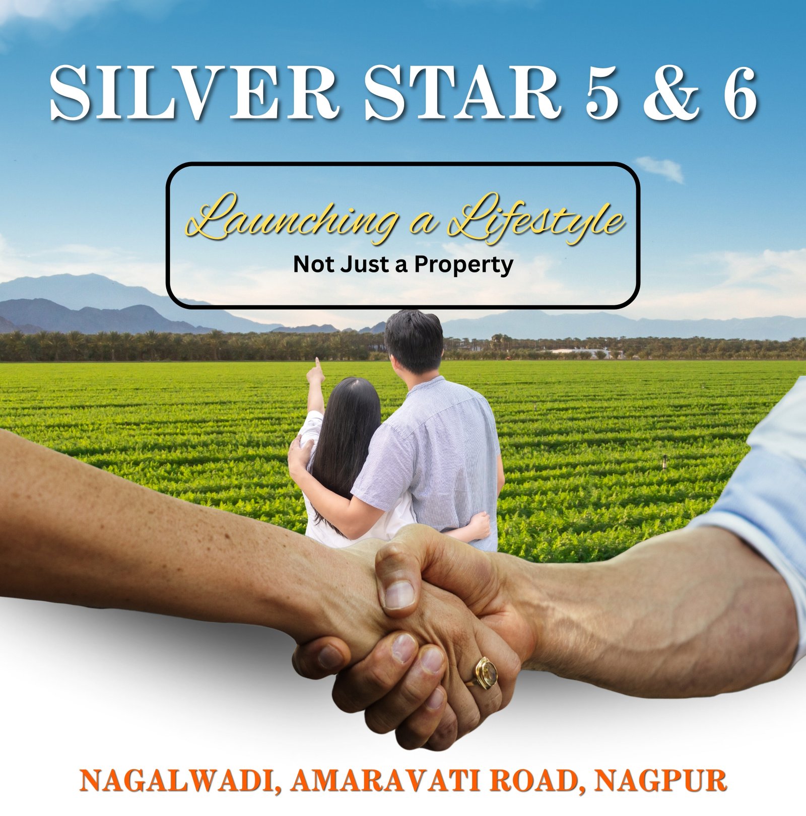 Silver Star 5 & 6 residential plots in Nagpur by Shree Shakti Infrastructures - RERA approved project at Nagalwadi, Amravati Road.
